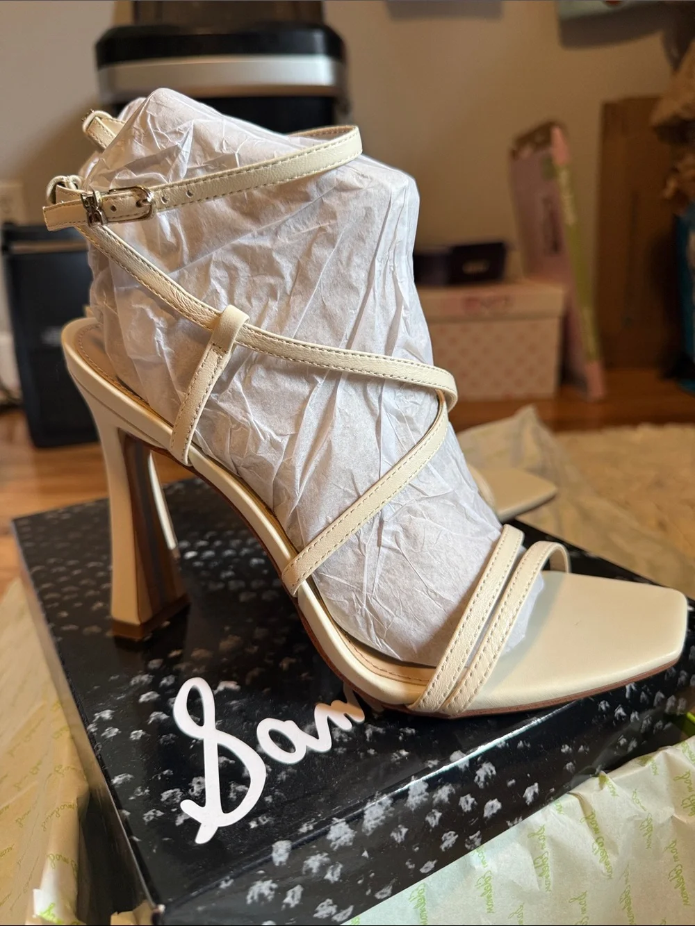 Sam Edelman strappy leather heels Lilly